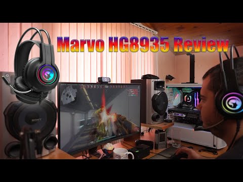 Ausinės Marvo HG8935 Juodas (QMMWM35EGB00) video