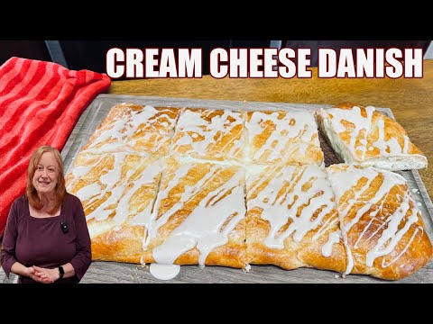 CREAM CHEESE DANISH Using Crescent Roll Dough. Perfect for Breakfast or Brunch and the Holidays