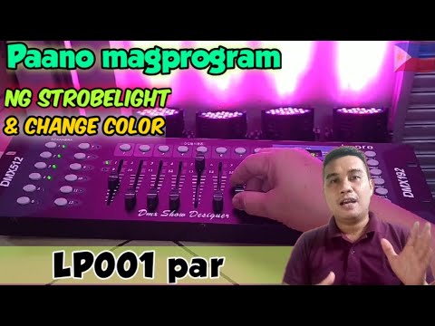 Paano mag-program sa LP001 Par-led bank-1 & 2 (PART-1) Tutorial |Nja Features