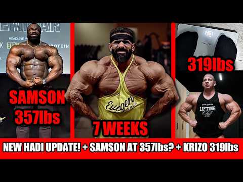 Hadi Choopan FINALLY Posts Physique Update + Samson Dauda Guest Posing at 357lbs+ Krizo at 319lbs