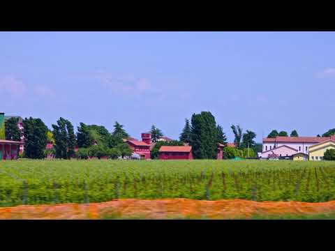 Driving from Venise to Trieste - European road E70 - Frioul-Vénétie Julienne - Italia