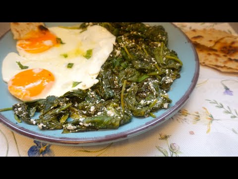 Spinach & Garlic ! Polish Recipe for Healthy Food with Spinach ! Easyvideo