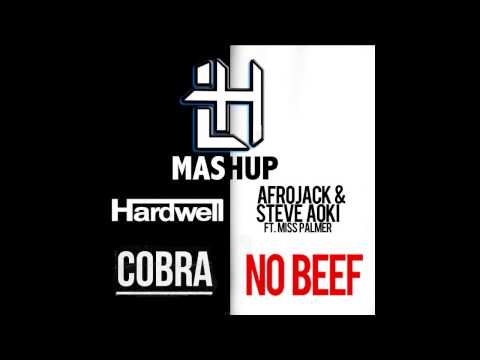 No Cobra  - Hardwell vrs Afrojack Ft  Steve Aoki (Lost In Da House Mashup)
