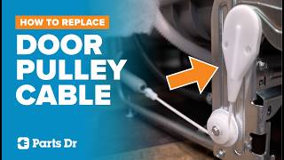 Dishwasher Door Falling Open? | GE Dishwasher Door Pulley Cable Replacement | WD01X30378