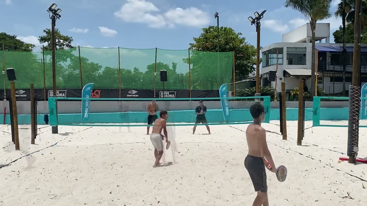 Jogo treino - Thiago e Bruno x Erick e Caue Muriya ( Arena 40° )