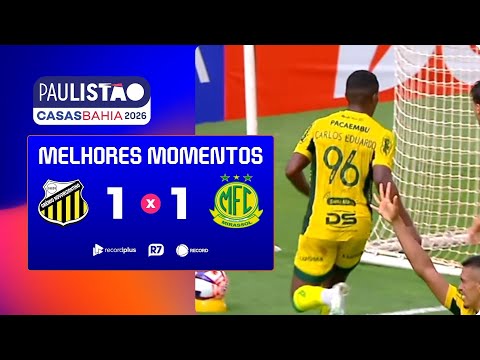 NOVORIZONTINO 1 X 1 MIRASSOL | MELHORES MOMENTOS DA 6ª RODADA DO PAULISTÃO