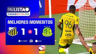 NOVORIZONTINO 1 X 1 MIRASSOL | MELHORES MOMENTOS DA 6ª RODADA DO PAULISTÃO