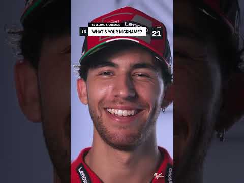 60 Second Challenge with Enea Bastianini! ⏱️