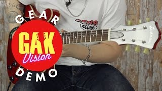 Video thumbnail for GAK DEMO : Eastman T386 Center Block Thinline, Red by GAK