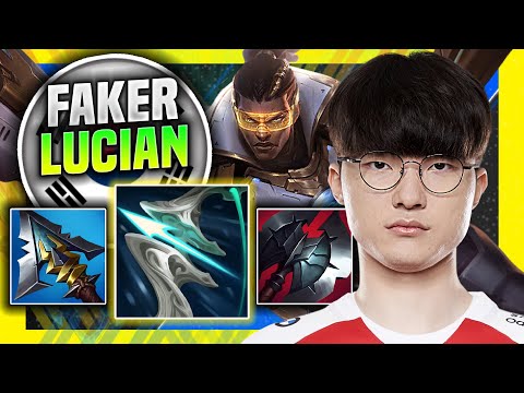 FAKER IS SO GOOD WITH LUCIAN! - T1 Faker Plays Lucian Mid vs Ryze! | Season 11