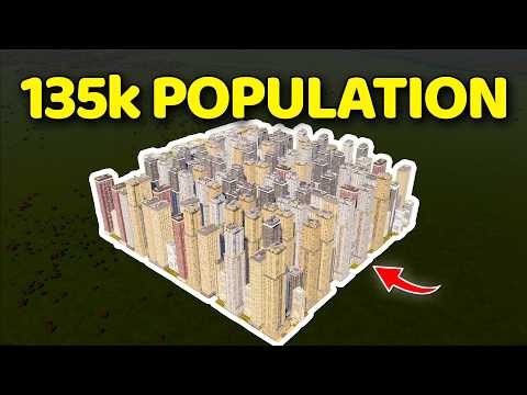 I Built the Densest ONE TILE City Ever
