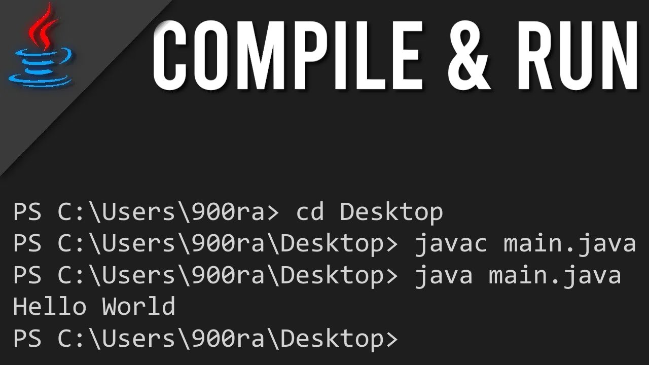How to COMPILE & RUN JAVA! | (simple & easy)