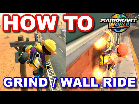 Mario Kart World Tips & Tricks - How to Grind / Wall Ride (Quick Guide)