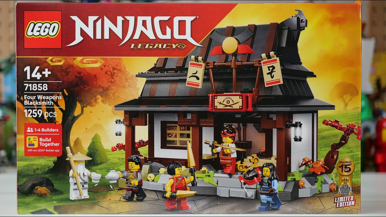 LEGO Ninjago - Kovárna Čtyři zbraně: 15 let NINJAGO