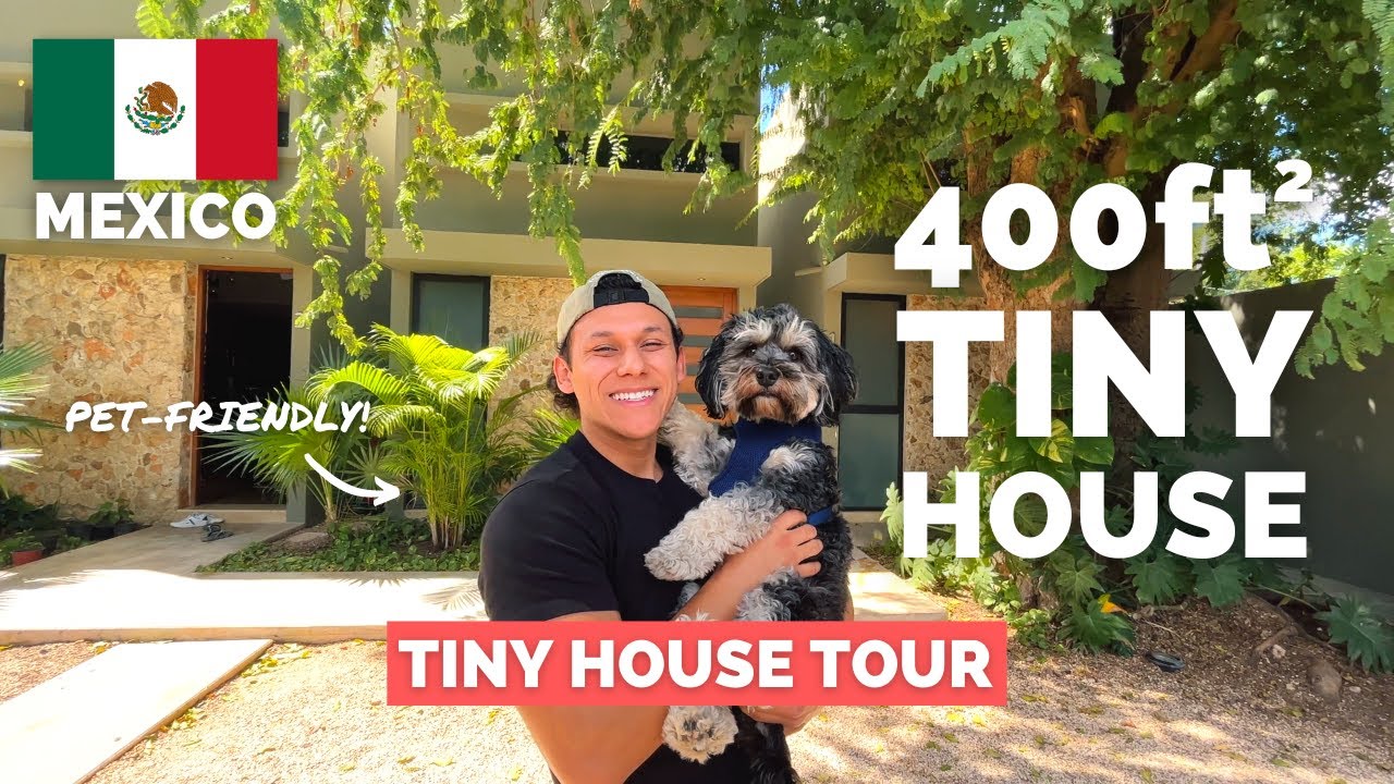 400-sqft Backyard Tiny House Airbnb in Mérida, Mexico! | Tiny House Tour