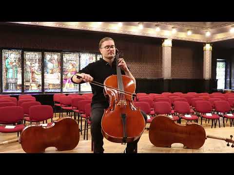 Stradivari Cello 4/4 Figured Maple - Hand-Made in Romania 2025 #110 image 3