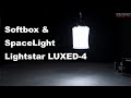 Lightstar LUXED 4 LED Light With Softbox And SpaceLight System Kit PATRIOT Rental