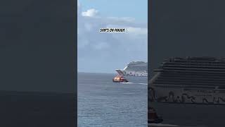 6 CRUISESHIP’S in small is island it’s jammed packed!.. #cruiseship #cruise #travel #yt #ytshorts