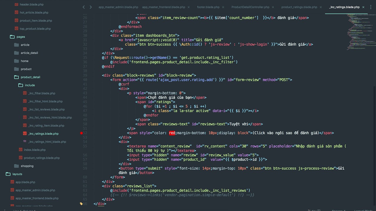 [Seri] - Website đồng hồ - Phân trang ajax phần đánh giá - P1