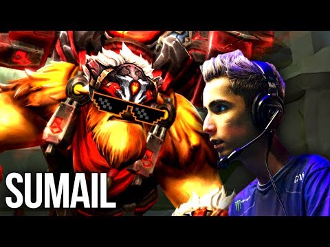 SumaiL INSANE 16-0 Carry Solo Mid Earthshaker - Mobility ES Dota 2 7.06