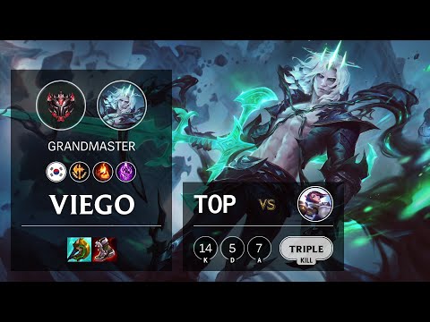 Viego Top vs Fiora - KR Grandmaster Patch 11.14