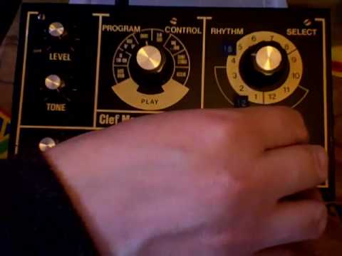 How to program a "Clef Master Rhythm"