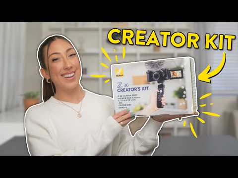 Nikon Z30 Creator Kit Tutorial | Unboxing & putting together your kit!
