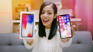Apple iPhone X Unboxing & Reaction!
