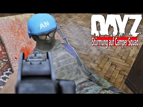 MERCILESS KILLER in a barricaded BUILDING - SURVIVING in a DEADLY ENVIRONMENT in DAYZ