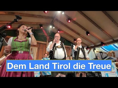 Münchner/Munich Oktoberfest 2024 / Dem Land Tirol die Treue - Helmut Schranner&Holledauer Musikanten