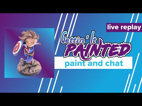 Marvel United Miniature Painting Live Stream and Chat