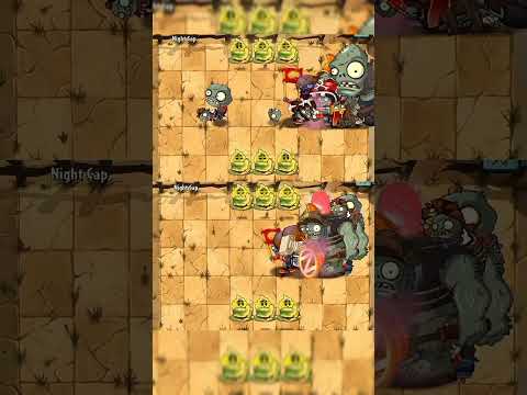 team battles - team REDS vs team GREEN WILL WIN #part4 #pvz2 #plantsvszombies #nightcap07 #shorts