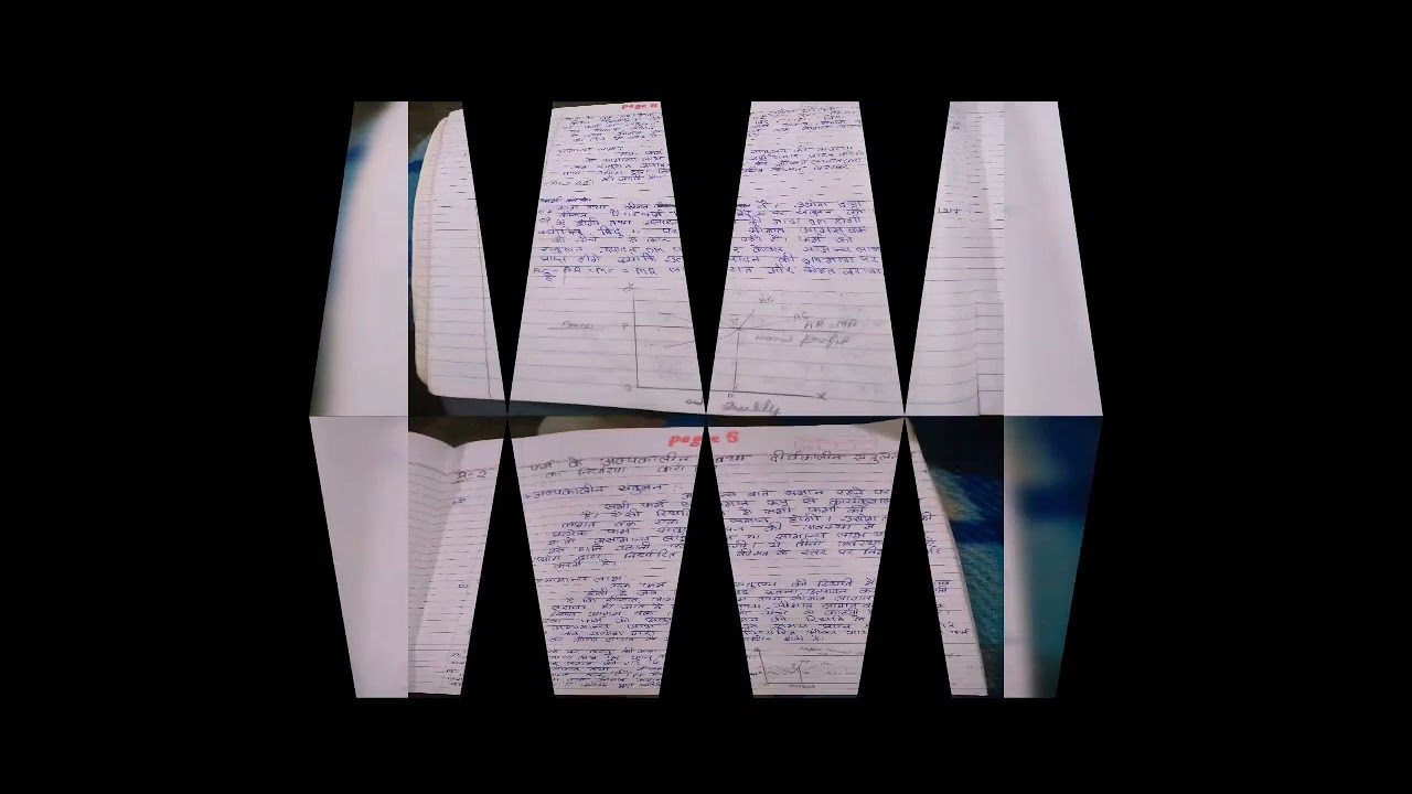 b.com first year economic assignment  in Hindi