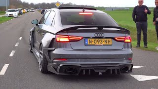 Modified Cars Leaving Car Show - M5 F90 Competition, Hommage M2 G82, RS3 Widebody, 1060HP Turbo S
