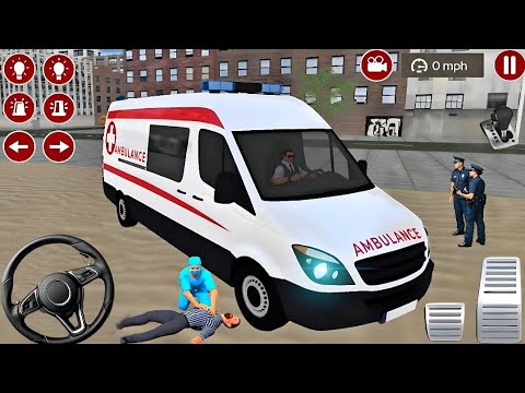 Ambulance Rescue City Driving 3D - 911 Rescue Emargency Van Simulator - Android Gameplay part-39