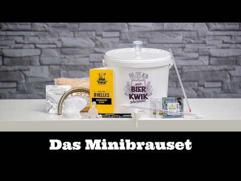 Das Minibrauset von Bier-Kwik® - Schritt für Schritt zum eigenen Bier. Tutorial 4K