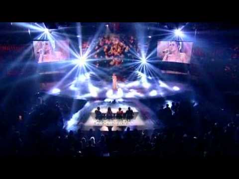 The X Factor 2010 - Katie Waissel Sings Everybody Hurts On Live Show 8