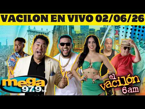 Mega 97.9 El Vacilón de la Mañana EN VIVO VIERNES 02/06/26