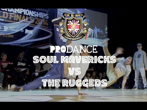 SOUL MAVERICKS vs THE RUGGEDS | UK B-Boy Championships 2014 - BBoy Crew Semi Final