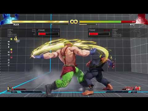 SFV Alex #2 jump attack combo 266dmg/470stn