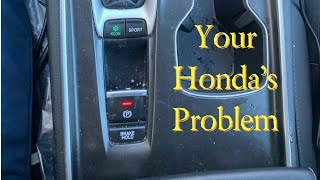Honda electronic parking brake issue