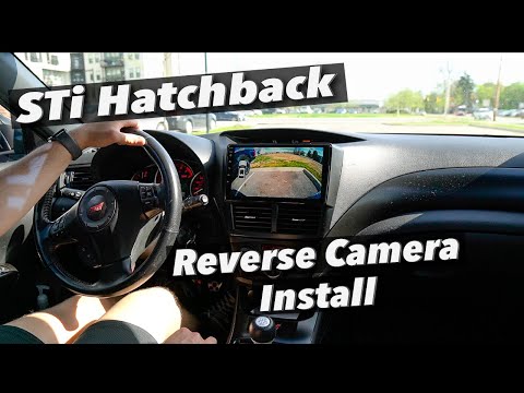 2008-2014 Subaru WRX STI - Backup Camera Install (iDoing)