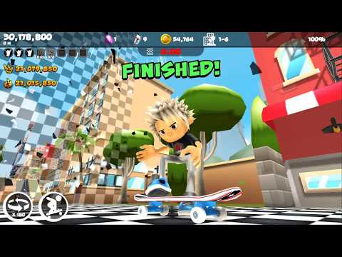 Epic Skater 2 - 30 Million Point Combo in 1-6 ALL UPGRADES