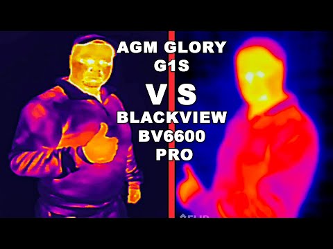 AGM Glory G1S VS Blackview BV6600 PRO Wärmebildkamera Test