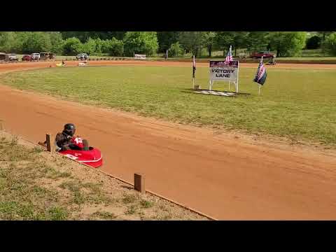 Backyard go-kart track ESP Speedway April 30, 2022 stock appearing Feature #1