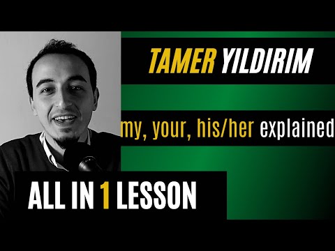 LEARN THE POSSESIVE SUFFIXES IN TURKISH | TURKISH GRAMMAR LESSON 7