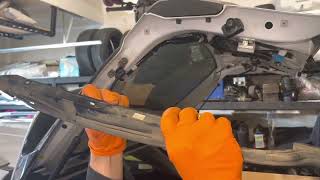 2010-2015 Lexus RX350 RX450h Power Back Door Jam Protection Touch Sensor Replacement Instructions