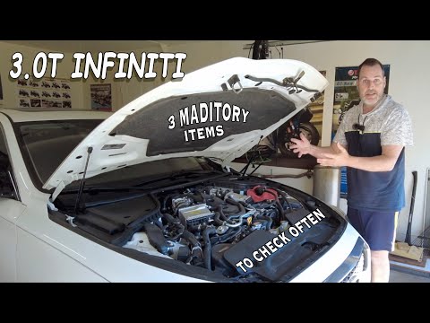 If you buy a Infiniti V6 3.0T,  you need to do these steps!