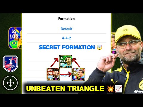 My New Unbeaten Attacking formation ☠️💥 | Best Attacking formation |Counter + possession formation ✅