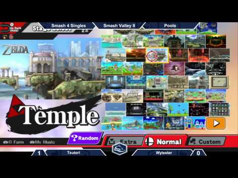 Smash Valley II Wii U Singles Pools - Tsutori vs Wylster